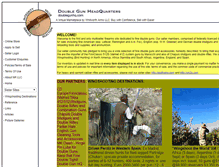 Tablet Screenshot of doublegunhq.com